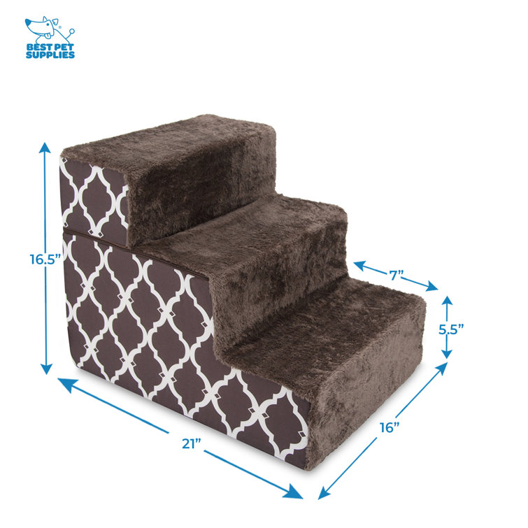 Best Pet Supplies Stairs With 3 Steps Wayfair Canada